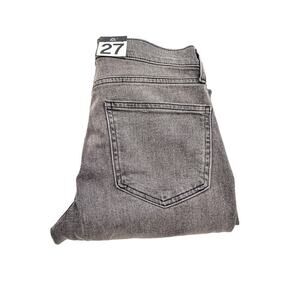 Gap Vintage Slim Mid Rise Denim Jeans Gray Wash Size 4 Short NWT